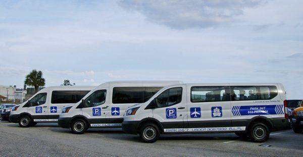 Our air-conditioned shuttles run every 15 minutes or on demand to the FLL airport terminals safely and efficiently.