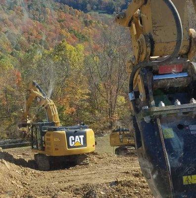 Excavation services performed by fayette contracting solutions