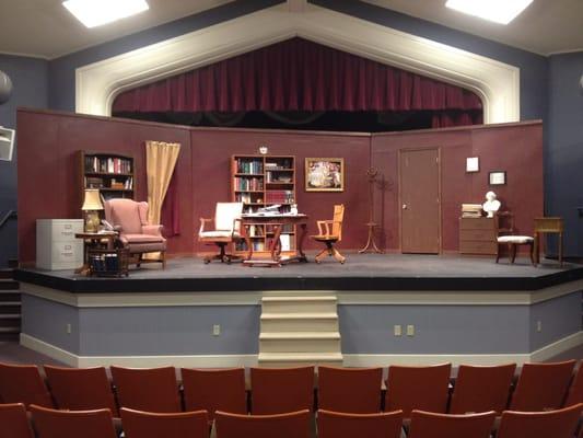 Stage set for Pinnacle Acting Company's production of Educating Rita