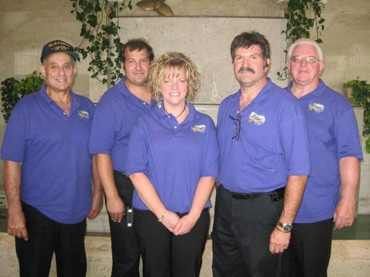 Ken and his team. Al, Barry, and Mark volunteering at a veterans convention.