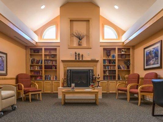 Fireplace & Sitting Room at Kingston of Ashland