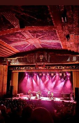 That ceiling!  Photo from the Jason Isbell show.