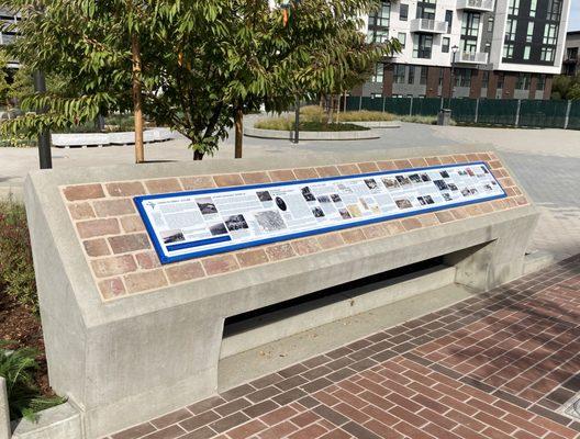 History Plaque near the front entrance