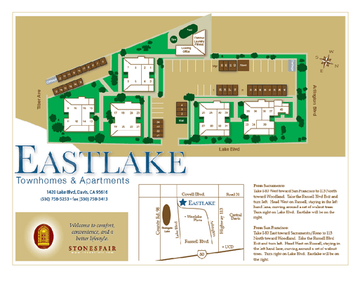 map of our 40 units. pick a place to live!