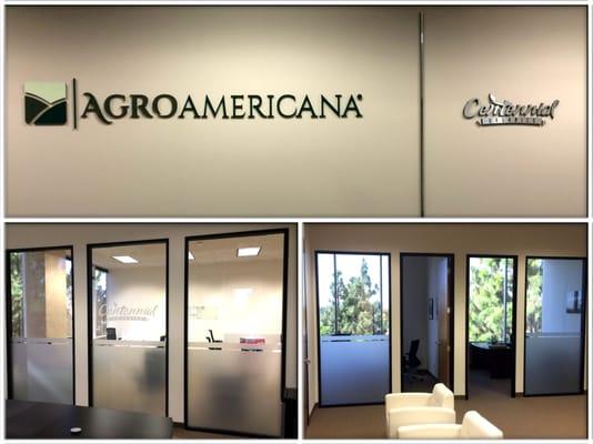 Office Signage for Centennial Organics