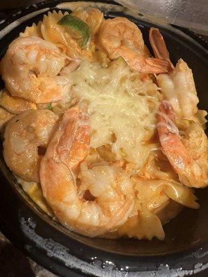 Daily pasta with shrimp