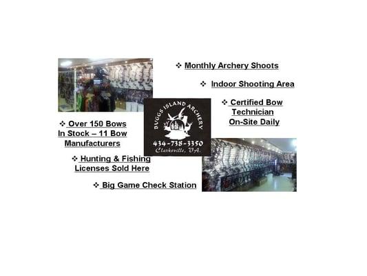 Buggs Island Archery Shop