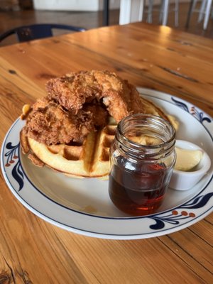 Chicken and waffles