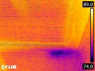 Infrared-water intrusion