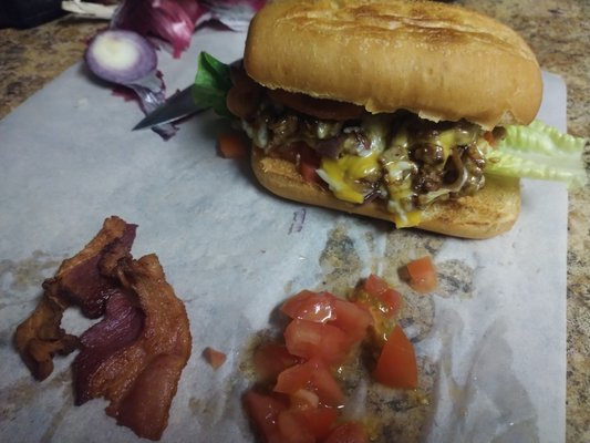 Steak and Cheese, pico de Gallo and pickles 
$7.99