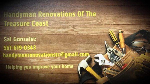 Handyman Renovations Of The Treasure Coast