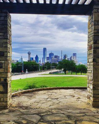 Top of the hill at Founders Park