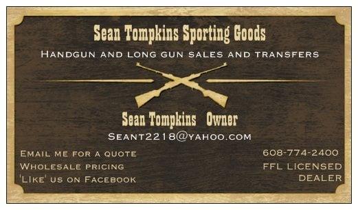 Check us out at www.seantompkinssportinggoods.com