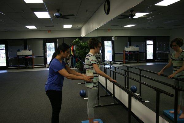 Balance and core strengthening is important in all of our daily activities.