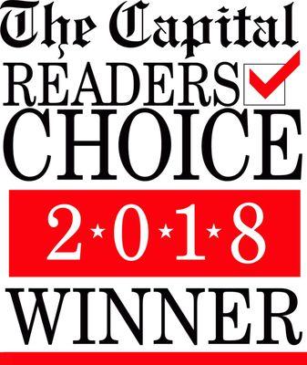 Thank you for voting our office Best Podiatry Office in Annapolis!  We love our patients!