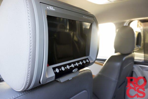 Entertain your kids by adding a flip down monitor or headrest monitors with built in DVD to you ride.