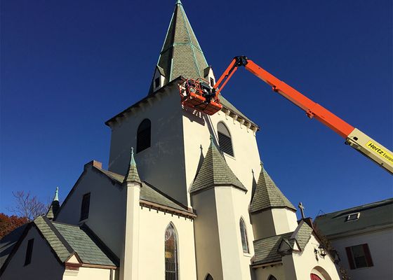 Faith Lutheran Church paint work in Cambridge, MA