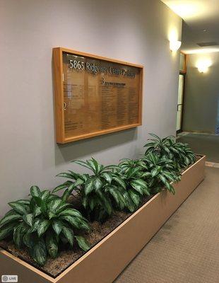 Lobby at the Burdette Law Firm Memphis Office.