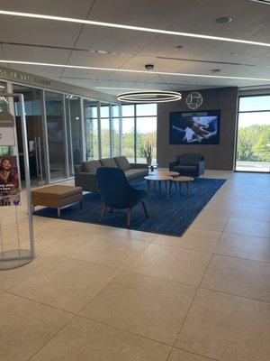 Lobby of bank