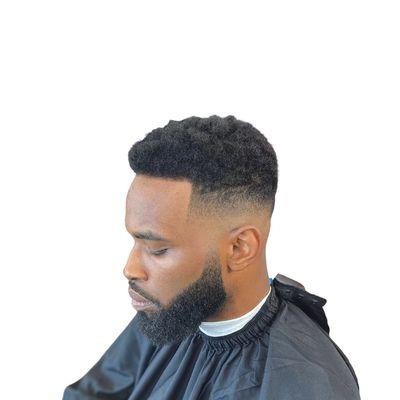 Men's fade and beard Trim