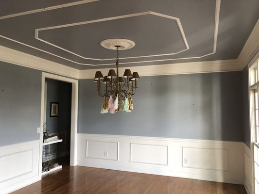 Blue/Grey Mix Dining Room