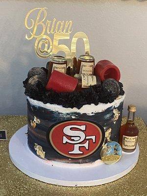 Birthday Cake Theme 49ers