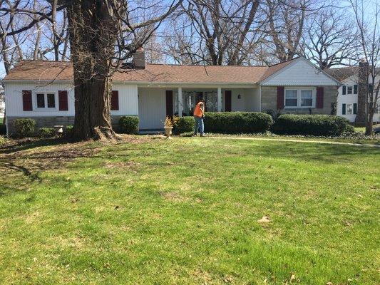 Beautiful home in Youngstown getting a cleanup