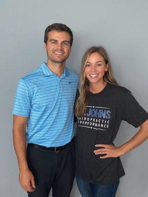 Grant Speer - Doctor of Chiropractic & Strength and Conditioning Specialist
 Kaylee Speer - Certified Athletic Trainer & Registered Nurse