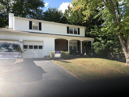 Ankeny, New Batt insulation, plywood and Alside Odyssey-plus 5" siding, Columbia Md