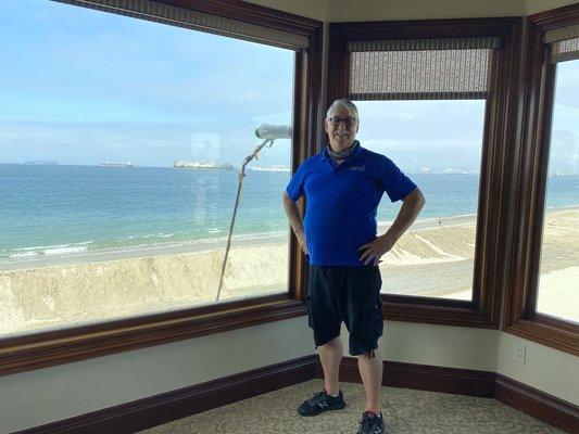 Tim Lynch, owner of Southland Window Cleaning Company