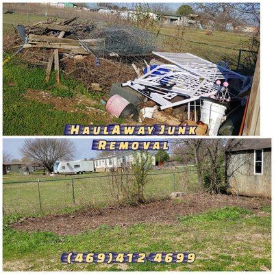 Junk Removal Before and After