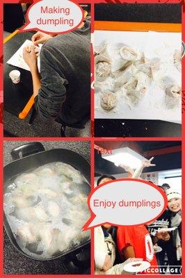 Making dumplings