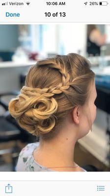 Updo by Misty