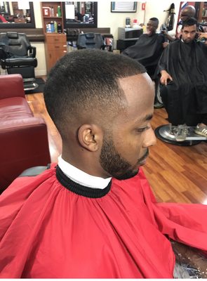 Fade with Beard Line up