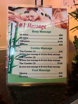 A#1 Massage