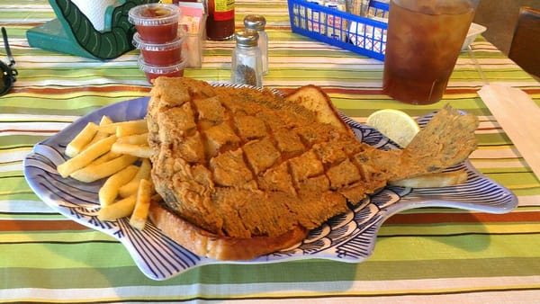 FRIED FLOUNDER PLATTER