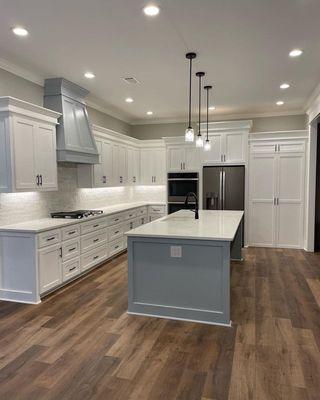 New kitchen and new flooring