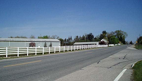 View from Maple Road.