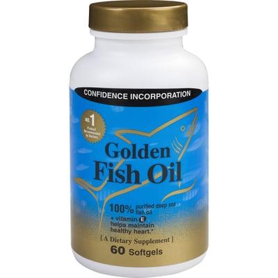 Golden Fish Oil: 80% high concentration fish oil.