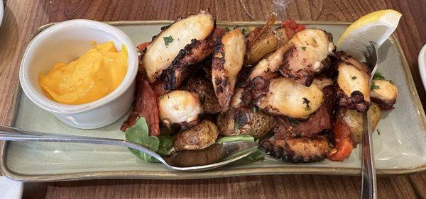 Portuguese Grilled Octopus