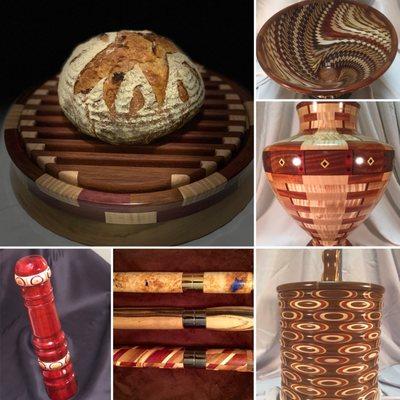 Terrific Turnings in Wood.  Trunk Show