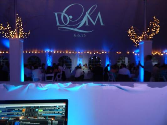 Five Bridge Inn - Rehobeth, MA Uplighting, Monogram, and DJ