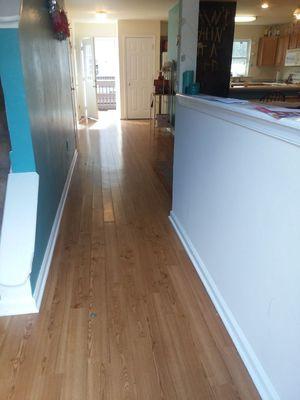 we take care of your wooden floors with special supplies so that they stay as new always!!