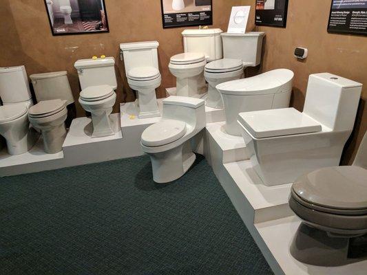 Great modern toilet selection