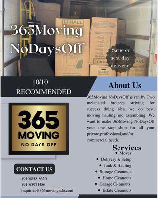 365 Moving No Days Off