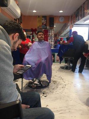 When you can't believe your barber brought you back to life .