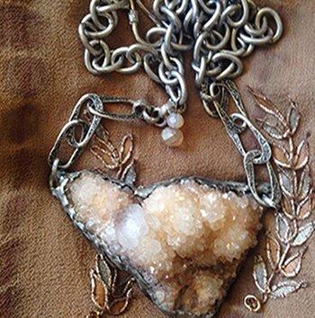 Beautiful Raw Crystal Necklace