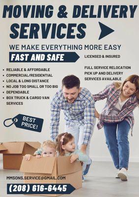 Moving Services Flyer