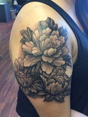 Peony flowers done by Antonio