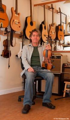 Jim Hurley at Open Strings Studio